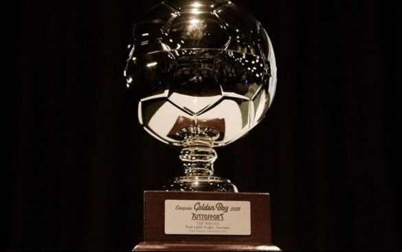 Prêmio Golden Boy é entregue ao melhor jogador sub-21 (Foto: Divulgação/Tuttosport)