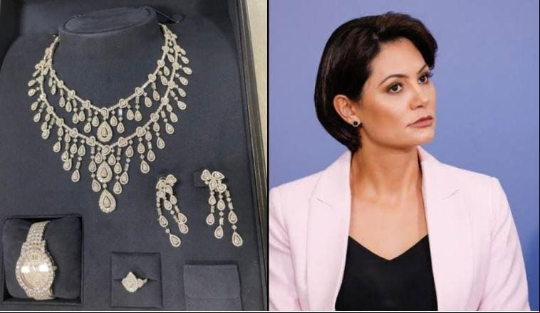A ex-primeira dama, Michelle Bolsonaro, e as joias sauditas