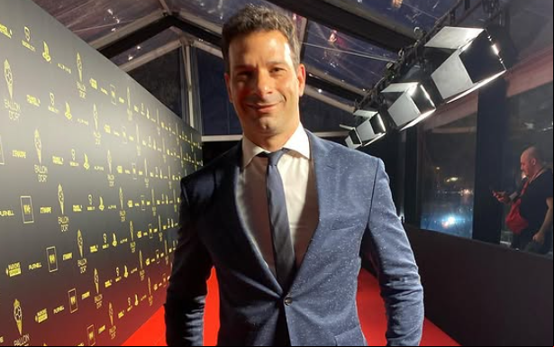 Gustavo Vieira presente na premiação da Bola de Ouro (Foto: Redes Sociais)