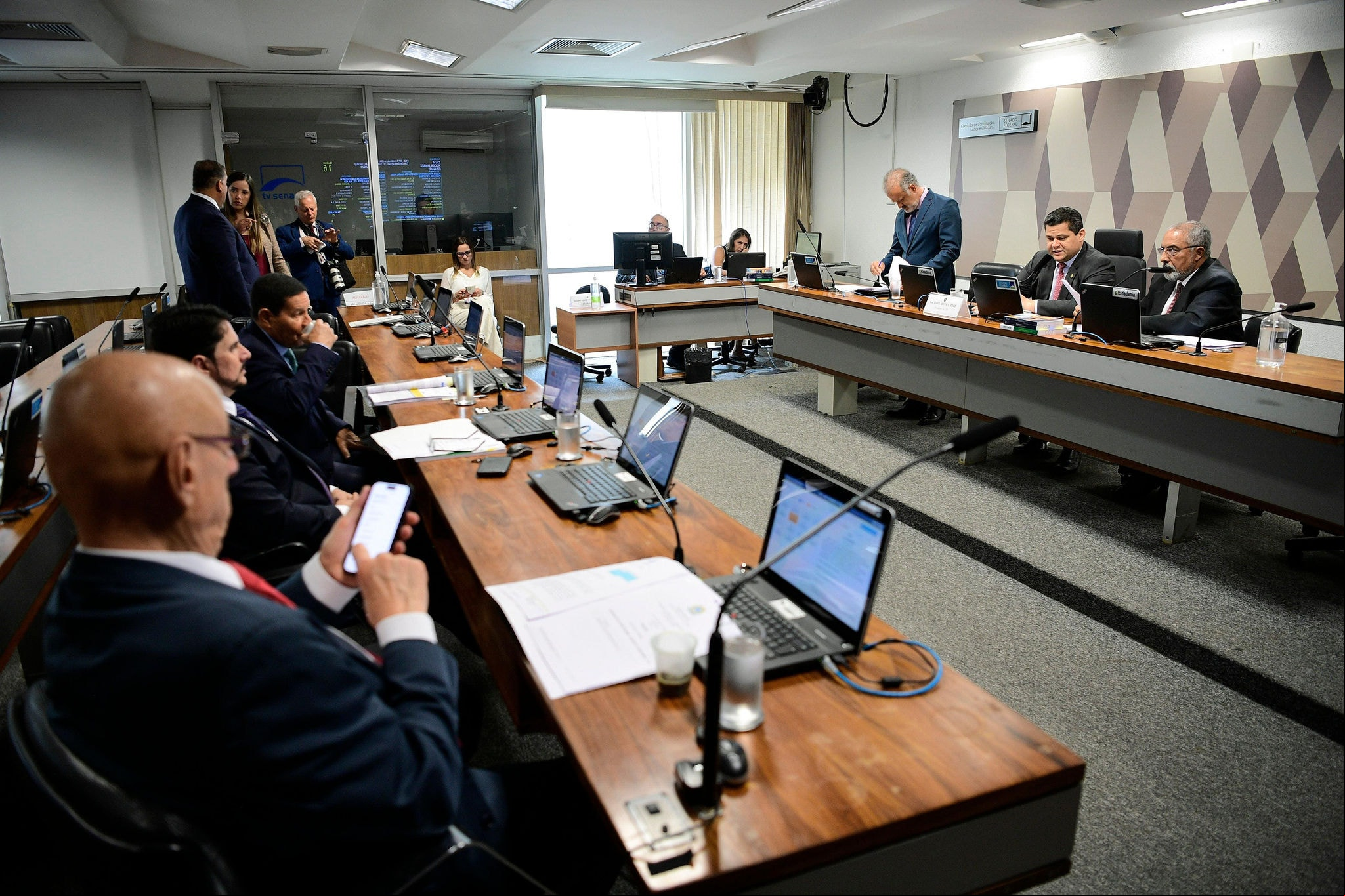 Sessão da CCJ do Senado