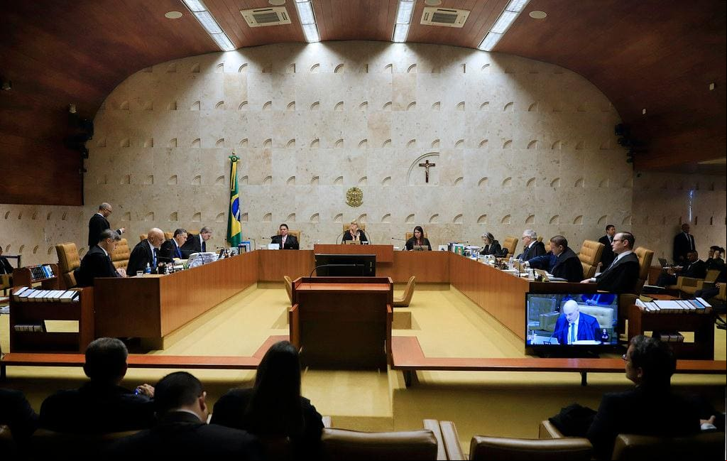 O Plenário do STF começa a julgar as primeiras ações penais sobre acusados de participação nos atos de 8/1 em sessão extraordinária