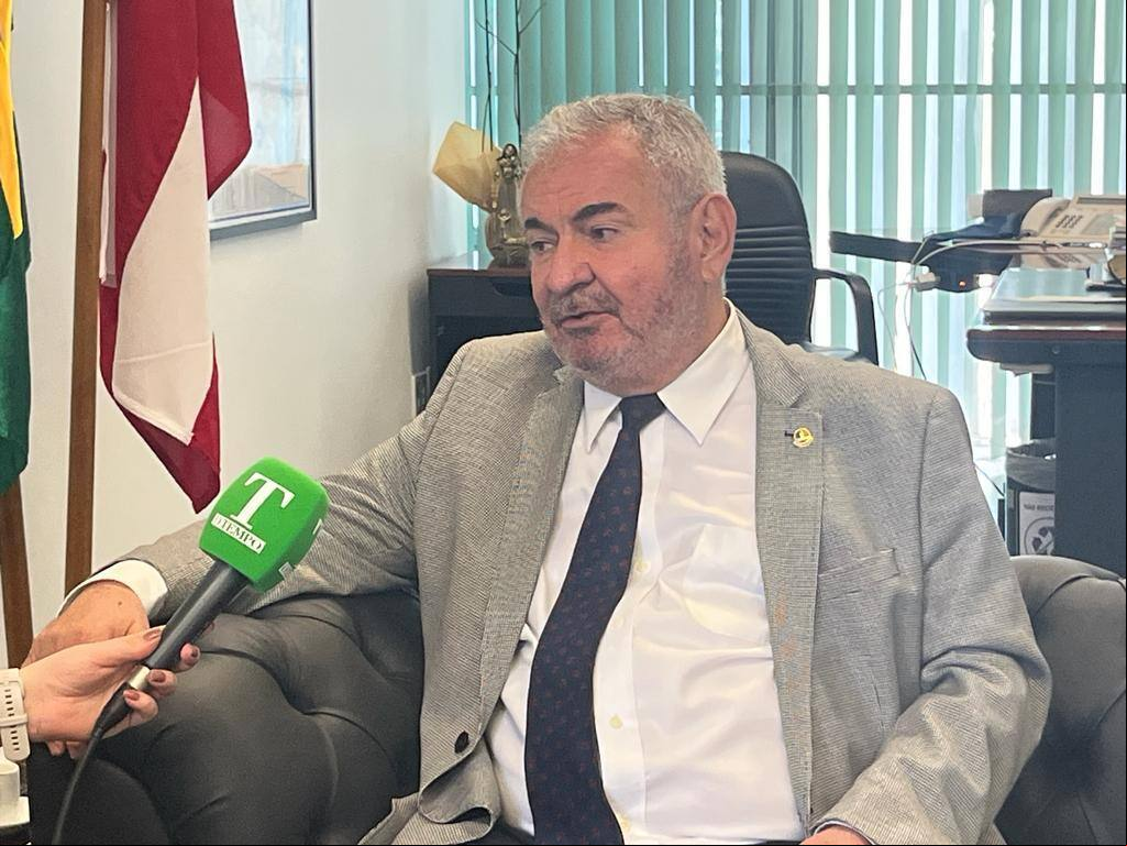 O senador Angelo Coronel em entrevista a O TEMPO em Brasília