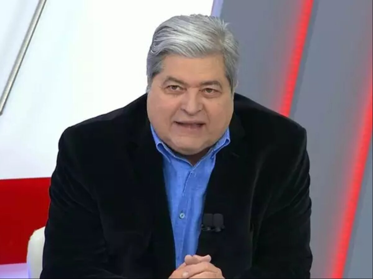 O apresentador José Luiz Datena se prepara para estrear na RedeTV!