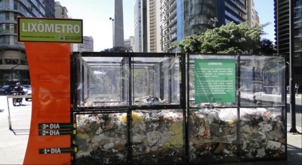 As caixas ficarão instaladas no canteiro central, ao lado do pirulito 