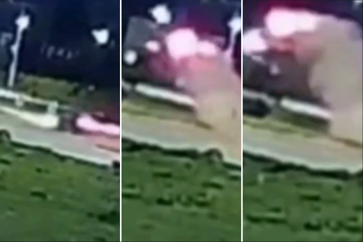 Após 'voar', carro capotou várias vezes